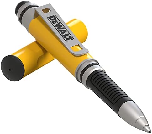 DEWALT 3-IN-1 Stylus olovka za iPad - Olovka za dodirnu ekranu - Ballpoint olovka sa sobom sa sobom - Mini olovka prilagođena tastaturama - kompatibilna iPhone Stylus olovka - Uključeni kertridži