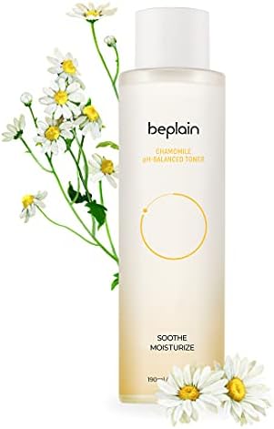 Beplain Chamomile PH-Balanced Toner 6.4 fl oz / prirodni tonik za akne bez mirisa za lice | Pore Refining & amp; Blemish-reducing