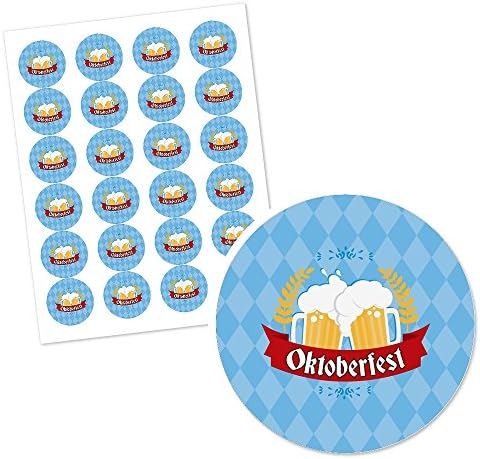 Oktoberfest - njemački beer festivalski krug naljepnice - 24 Broj