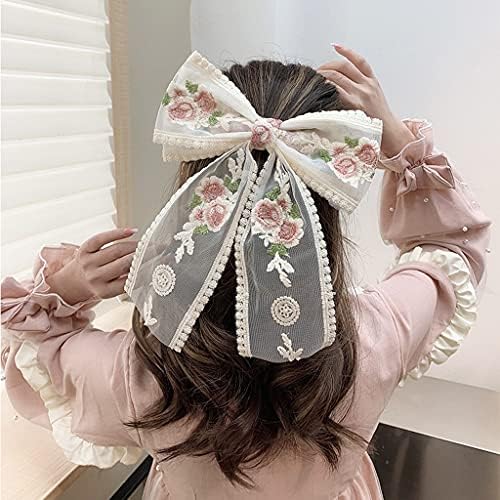 WENLII žene djevojke slatke ukosnice za kosu čipkasti cvjetni luk traka za kosu kopča za kosu ukras za kosu Moda traka za glavu dodatak