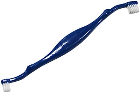 YALAN novi Pet plastična plava dvostrana četkica za zube alati za čišćenje pasa