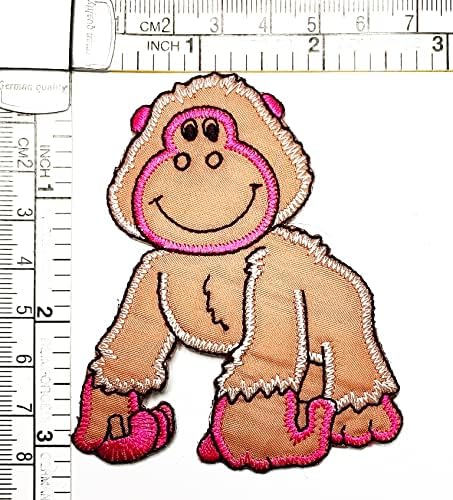 Kleenplus 2kom. Gorilla Patches naljepnica Umjetnost slatka majmun Crtić Patch znak simbol kostim T-Shirt jakne farmerke šeširi ruksaci