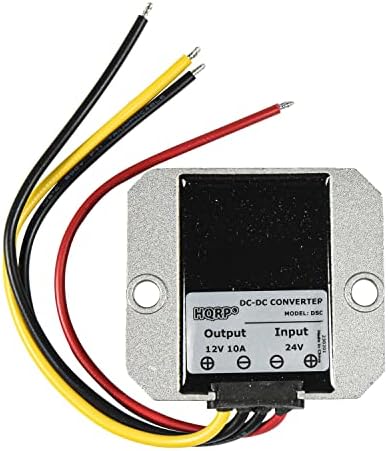 HQRP DC-DC Konverter 24V do 12V 10A 120W Adapter za napajanje kompatibilan sa klupskim automobilom za golf, LED traka, motor, dashcam,