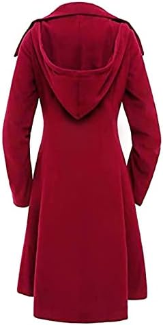 TOPUNDER zimski kaputi za žene dugih rukava s kapuljačom s kapuljačom pulover Otvorena prednja jakna linijska dukserica
