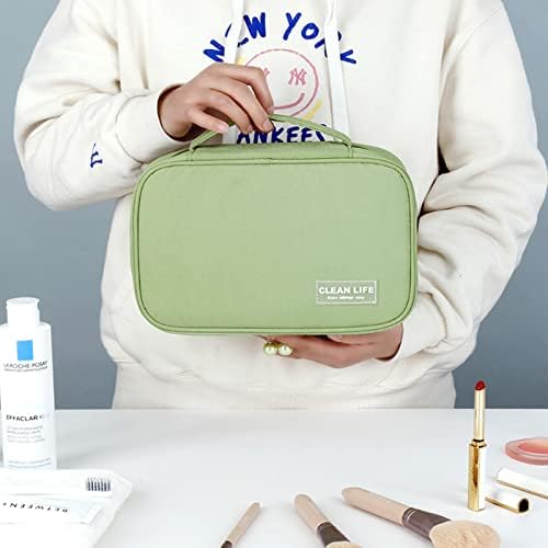 Debaishi Viseća toaletska torba, prijenosna toaletna vreća za šminkanje organizatora sa visećim kukom, vodootporna vidljiva makeup