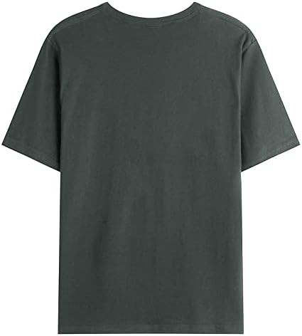 Summer Workout Shirts for Men muški Summer Casual papir Plane Print T Shirt bluza kratki rukav okrugli vrat osnove