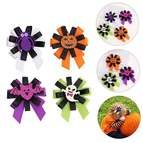 Abaodam 4pcs Halloween Clips za kosu za kosu metalni kopča za kosu Halloween Headredress Djevojka odjeća za odjeću za djecu s dečjom