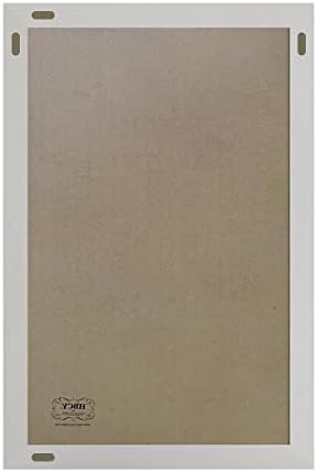 Flash namještaj Canterbury magnetna tabla za zidnu ploču-Bijela završna obrada-24 x 36 - Vertikalna ili horizontalna viseća tabla