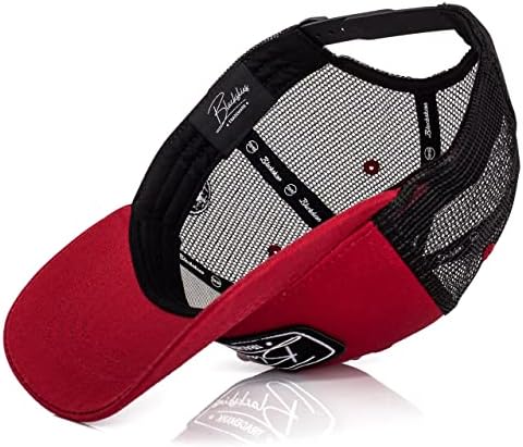 BlackSkies brijač bejzbol kapa | Muške žene Visor Premium Snapback Trucker kapa kapa šešira Crna crvena bijela plava