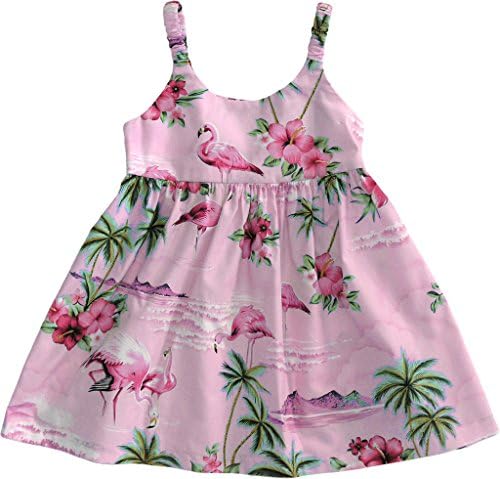 RJC Baby Girl Flamingo Paradise Hawaiian bungee haljina