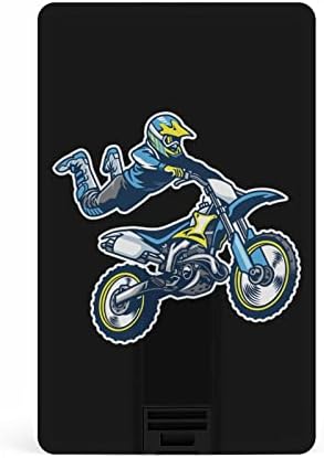 Motocross Rider kreditna kartica USB Flash Diskovi Personalizirani memorijski štap Key Corporate pokloni i promotivni pokloni 32g