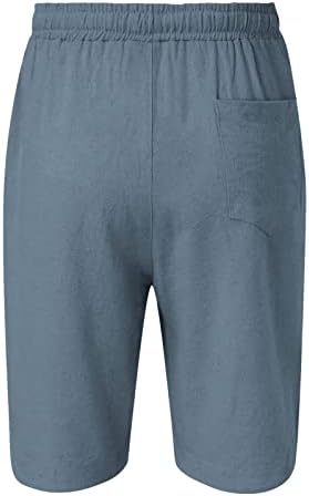 Vanjska odjeća muške ljetne pamučne i jednobojne vezice Casual kratke hlače elastične hlače za muške hlače