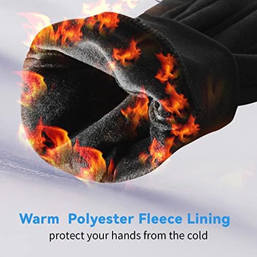 Suoyana zimske rukavice rukavice sa ekranom osetljivim na dodir topla vodootporna vetrootporna Full Palm Non-Slip lagana za žene i muškarce trčanje,hodanje,biciklizam, vožnju po hladnom vremenu