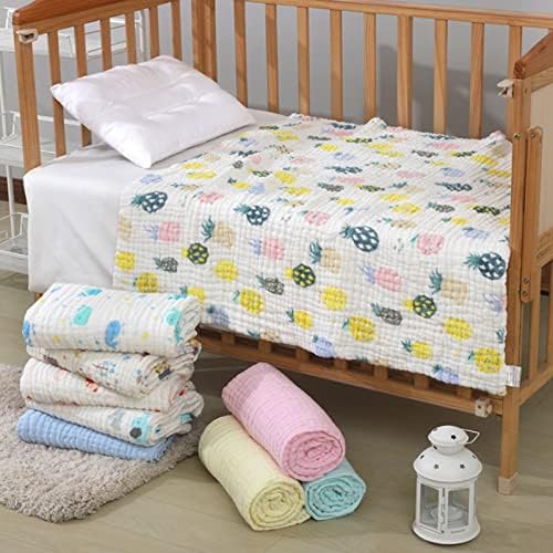 Zsfbiao muslin swaddy babde deka za bebe novorođeni muslin swaddle bebe posteljinu meka pokrivač