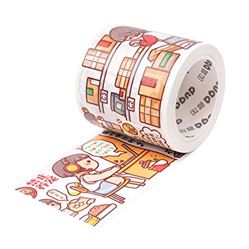 Alideco Dekorativne ljepljive trake Mali Mochi Boys Washi traka odlična za materijal, umjetnost, bilješke, planeri, planeri