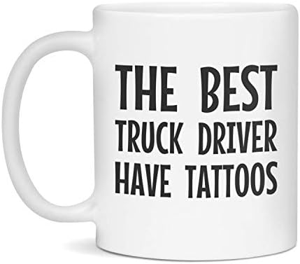 Najbolji vozač kamiona ima tetovaže, bijelo od 11 unca