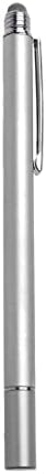 Boxwave Stylus olovkom Kompatibilan je s tratinčicama 4150AA Series - Dualtip kapacitivni stylus, vlaknasta vrhova diska Savjet kapacitivne olovke - metalik srebro