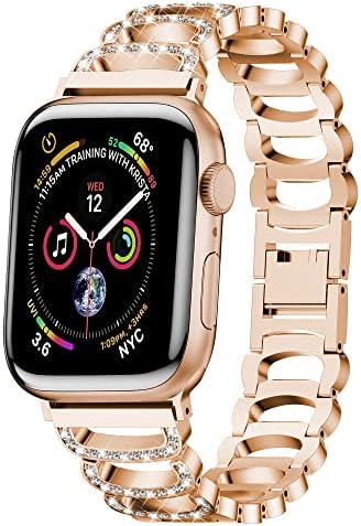 Kmiaodeli Metal Band za Apple Watch Band 38mm 40mm 41mm 42mm 44mm 45mm