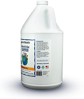 Earthbath ovsena kaša & aloe šampon za kućne ljubimce, bez mirisa, 128oz-šampon za pse za alergije & amp; svrab ,suha koža-proizvedeno u SAD