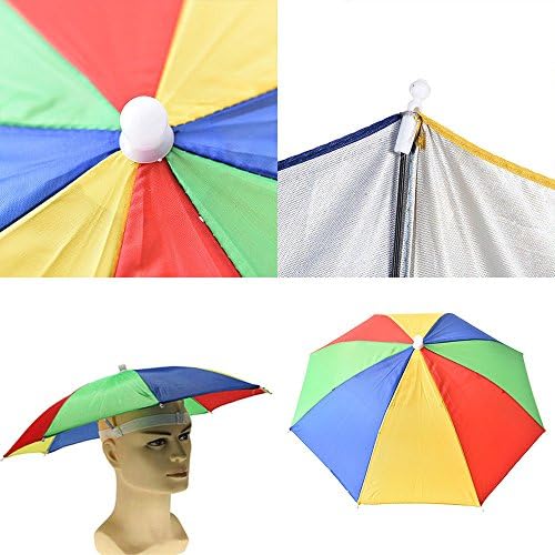 Zaštita od sunca HATS Fancy haljina bejzbol kape, višebojna kanta za ribolov kapa za odrasle dječje sklopivi novost kišobran