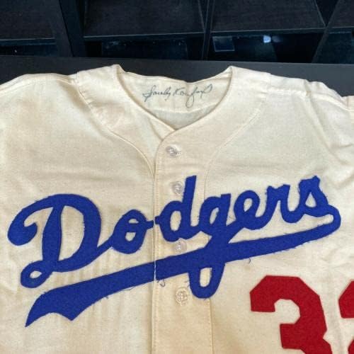 Sandy Koufax potpisao 1965. Los Angeles Dodgers Vintage Game Model Jersey JSA COA - Autographirani MLB dresovi