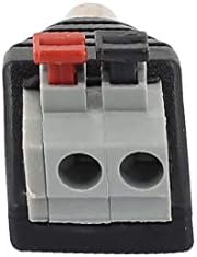 Novi LON0167 3pcs CCTV kamera tip terminalski blok 2,1x5,5mm DC Power Jack utikač (3pcs CCTV-Kamera-Clip-Typ Klemmenblock 2.1x5,5mm