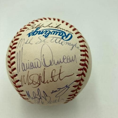 1996. New York Yankees Champs TEAM potpisao je bajzbol glavne lige JSA COA - autogramirani bejzbol