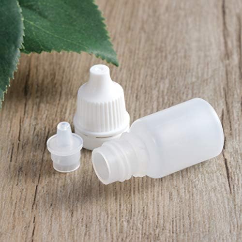 Doitool flaša za stiskanje ulja 30kom 5ml prazne plastične stisnute bočice sa kapaljkom za oči bočice sa kapaljkom za tečnost koje