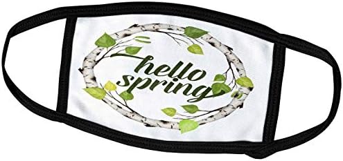 3Droza UTA Naumann izlasci i tipografija - sezonski cvjetni pozdrav-breza cvjetni vijenac - zdravo proljeće - maske za lice