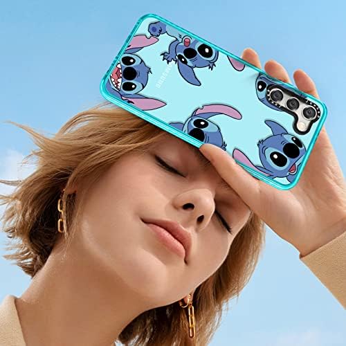 Jowhep Stitc za Samsung Galaxy S23 Case Slatko crtani lik Girly za djevojke Dječja tinejdžerka Telefonske kofere Cover Fun Unique