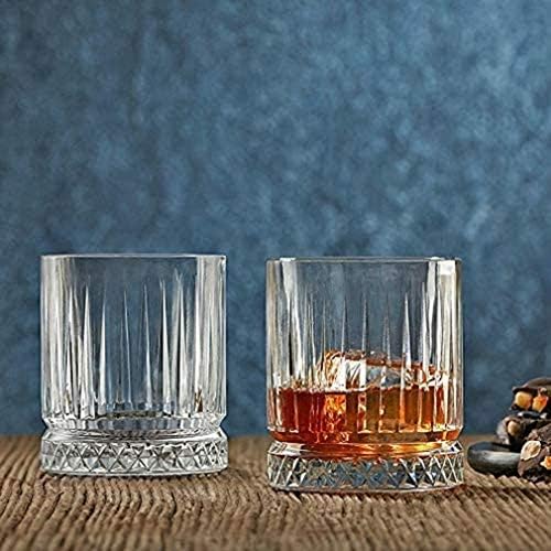 Viski čaše, kristalno čist geo dizajn viski TUMBLERS savršeni za viski, bourbon gin & tonic, koktele, ljekare