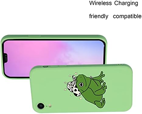 Kompatibilan sa iPhone XR, Cute Cowboy Hat Frog uzorak Telefon za telefon za iPhone XR, Kawaii iPhone Case sa hladnim dizajnom za djevojčice Žene Djeca sa mekim poklopcem zaštitnog poklopca