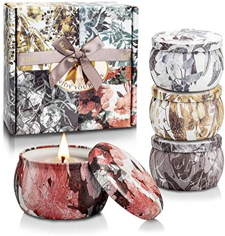 4 paket mirisne svijeće poklon za žene, svijeće za domaće mirisne voske svijeće za žene za žene rođendan, godišnjica, majčin dan i božićni poklon za nju
