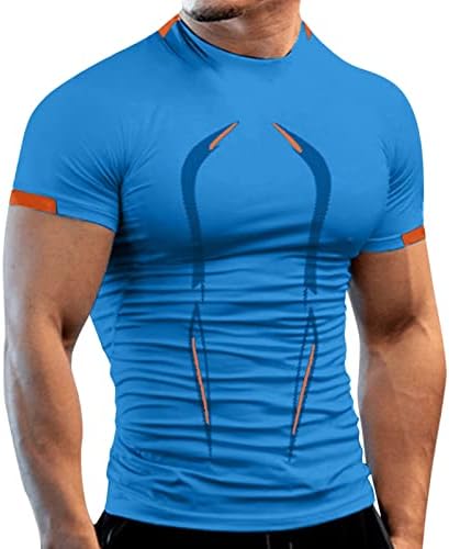Muški Shaper za oblikovanje tijela kratki rukav, kompresijske majice za muškarce za Fitnes trening majice za brzo sušenje mišića