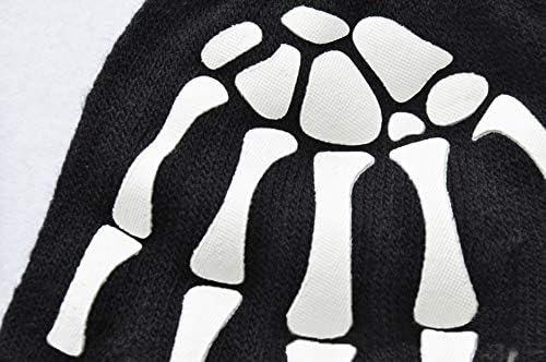 Jednostavnost Unisex rukavice za kostur za Noć vještica za žene muškarce-rukavice za kostur od kostiju lobanje pribor za Noć vještica kostur rukavice svijetle u mraku