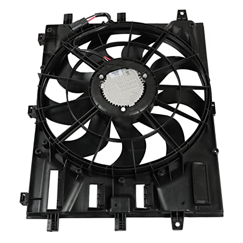 Silscvtt Black radijator hlađenje ventilator 624430 Zamjena za 2018.-2019. GMC Terrain 2018-2019 Chevrolet Equinox