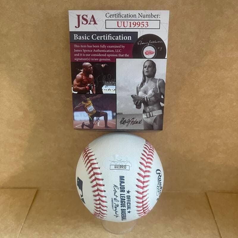 Felix Jose Cardinals / Yankees potpisali su auto M.L. Baseball JSA UU19953