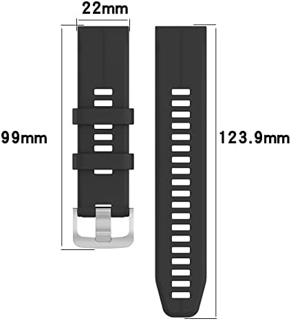 FONREST zamjena traka za Garmin Forerunner 955/945/935 / Descent G1 sportski bend Meki Silikonski sat-Band narukvica Narukvica za muškarce & amp ;žene 22mm-širina