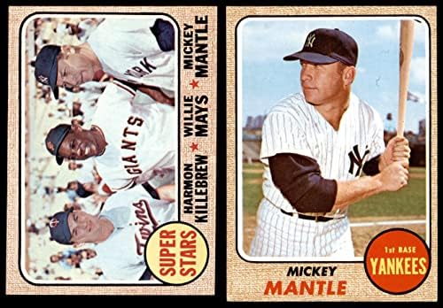 1968 TOPPS New York Yankees u blizini Team Set New York Yankees Ex / MT + Yankees