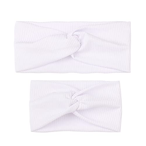 Baby Girl Hair Bow trake za kosu 5kom čvrste trake za glavu Band majka Stripe Hair Baby Headwrap i Family Baby Care Knot Headband za djevojčice