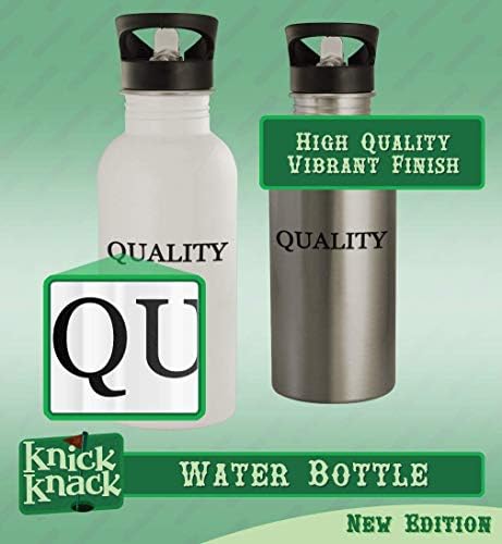 Knick Klack pokloni Sarking - 20oz boca vode od nehrđajućeg čelika, srebrna