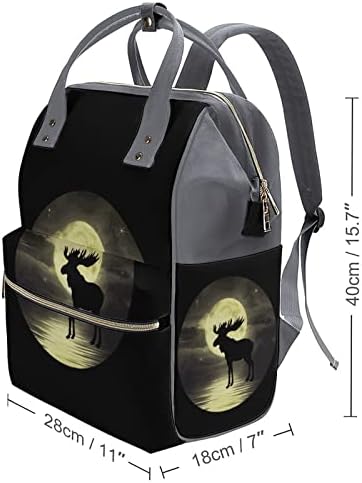 Lose noćna torba ruksak stilsko materinsku torbu multifunkcijsko vodootporno putovanje starački dan