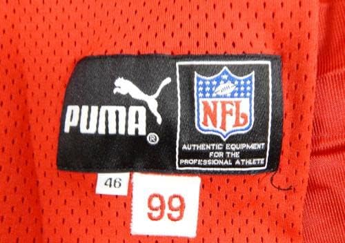 1999 Kansas Chiefs # 93 Igra izdana Crveni dres 46 DP32201 - Neintred NFL igra Rabljeni dresovi