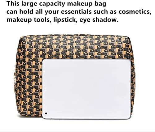 Newmoynat dizajnerska torba za šminkanje luksuzna putna kozmetička torba velika torbica za šminkanje za žene sa zlatnim zatvaračem