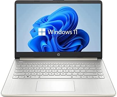 Najnoviji HP 14 & 34; vodeći Laptop, Windows 11 OS, AMD Dual-Core procesor do 2.60 GHz, 4GB RAM, 64GB SSD, Web kamera, srebro