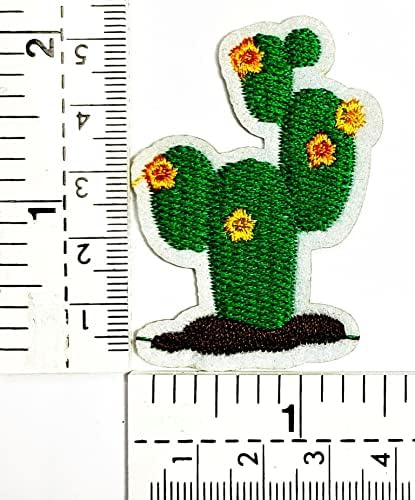 HHO patch set 3 komada. Prilično kaktus patch cactus pustinjski cvijet postrojenje jugozapadne crtane djece vezeno željezo na šini