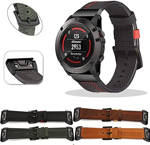 Kfaa za Garmin Fenix 5 5x Plus 6 6x Pro 3 HR smart Watch kožna narukvica Narukvica za Forerunner 935 945 Quick Fit narukvica