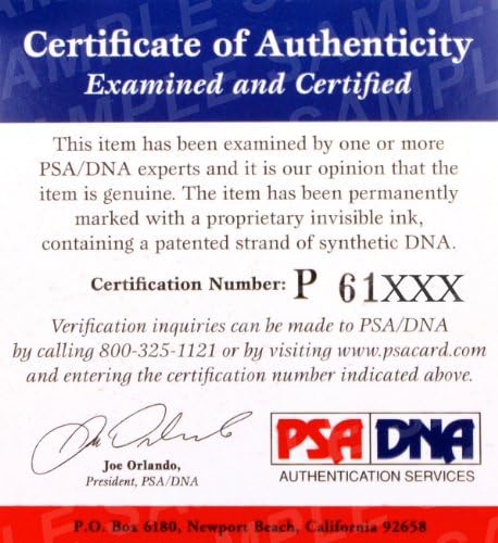 Don Hoak Mint Psa DNK Cert autogram 3x5 indeksna kartica potpisana autentična-MLB rez potpisi