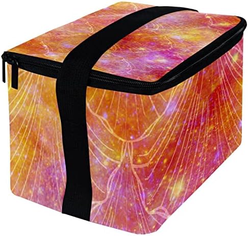 GUEROTKR torba za ručak za muškarce, izolovana kutija za ručak, kutija za ručak za odrasle,šareni umjetnički uzorak skale galaxy mermaid