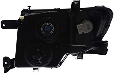 Garage-Pro sklop farova kompatibilan sa 2007-2010 Ford Edge Halogen, hromirana unutrašnjost - CAPA, Set od 2, strana vozača i suvozača, prozirno sočivo; hromirana unutrašnjost